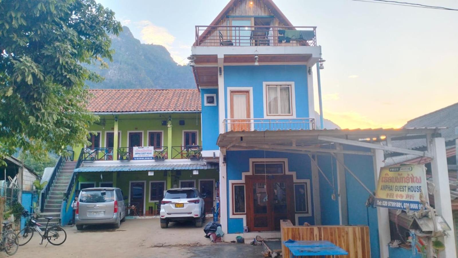 Amphai Guest House Nong Khiaw Exterior photo